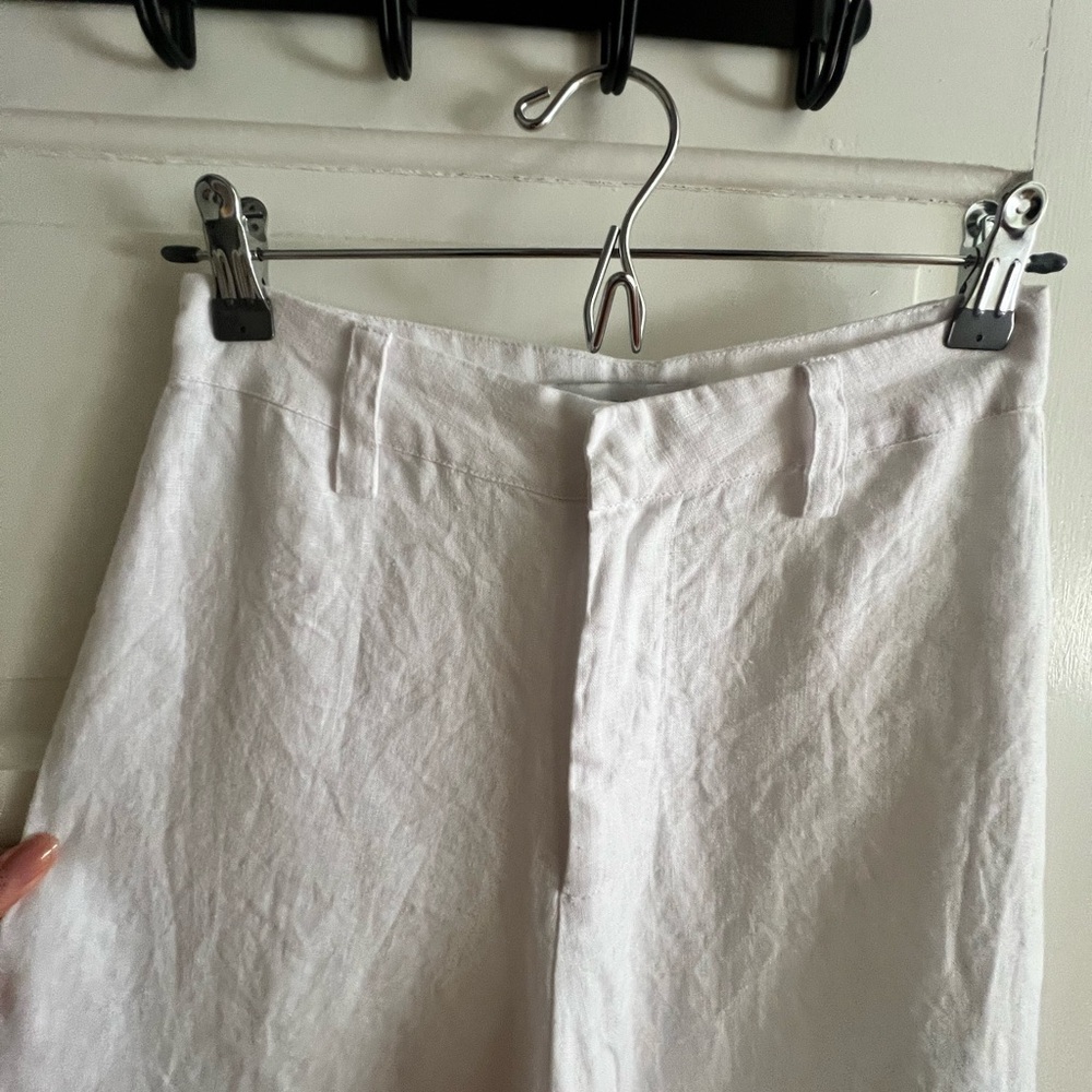 Faithful the Brand 100% Linen Rose Wide Leg Pant size S like new. - Picture 4 of 5